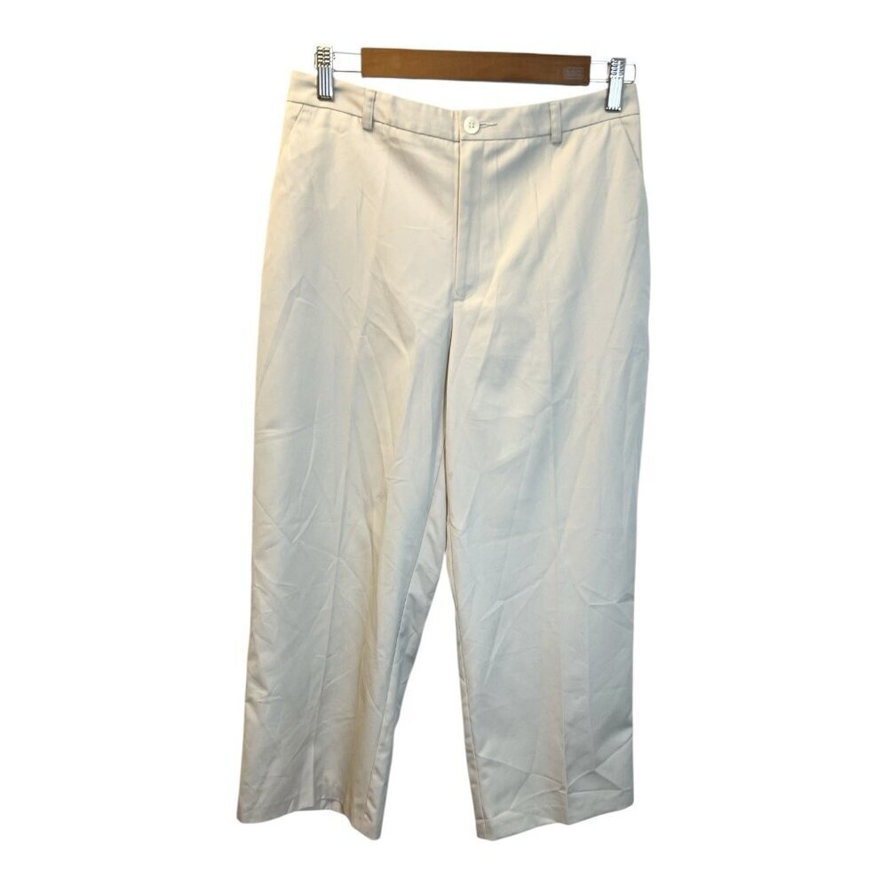 J. Crew Women’s Ankle Length Khaki Pants Sz 8 Summer Coastal Preppy Lightweight - Picture 2 of 7